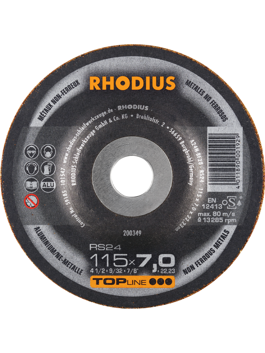 RHODIUS RS24 115mm Grinding Disc