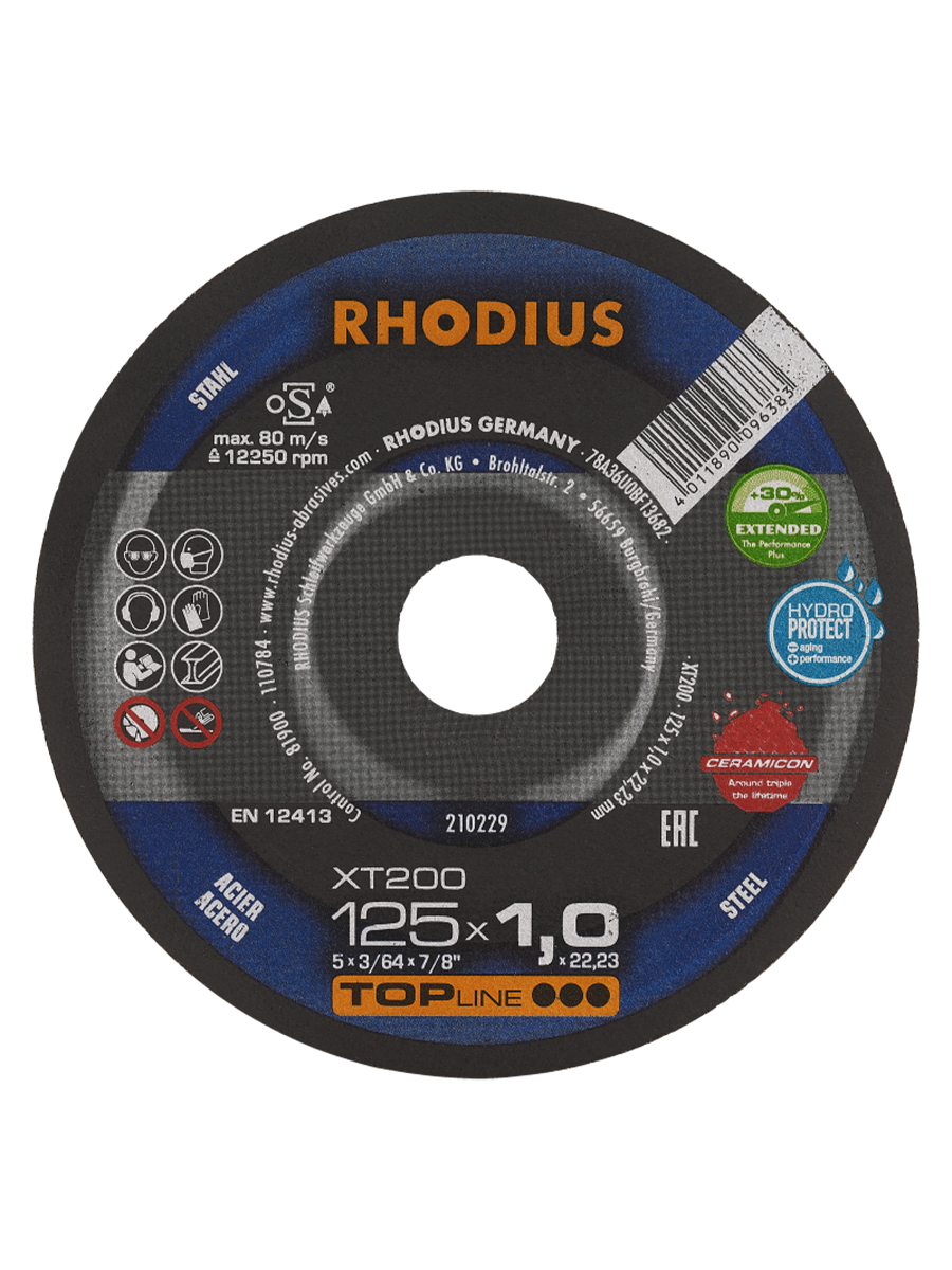 RHODIUS XT200 Extra-Thin Cutting Disc